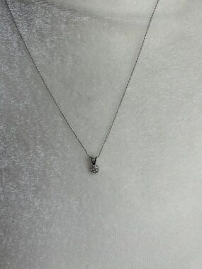 Melee diamonds (small) 18” Pendant Necklace -